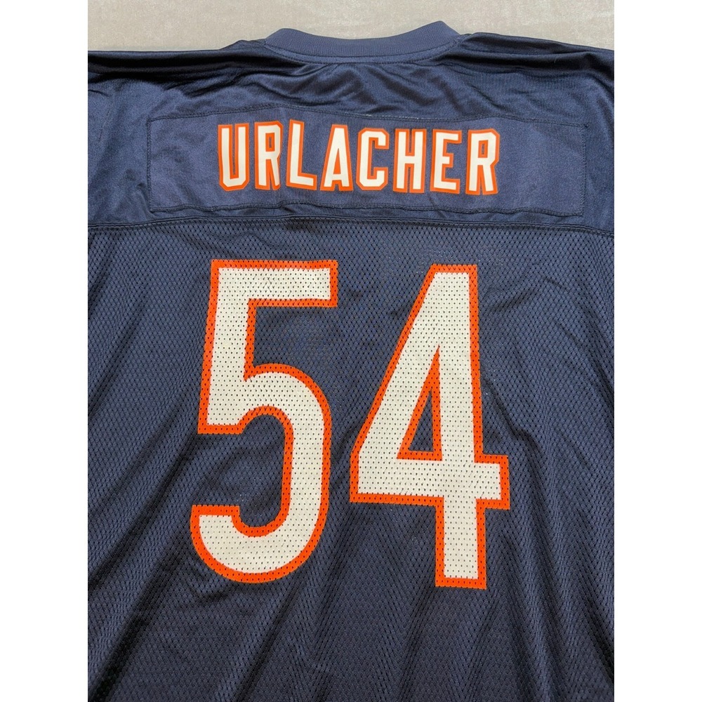 Reebok Chicago Bears Brian Urlacher On Field Jersey Size XXL BLue - Picture 6 of 10